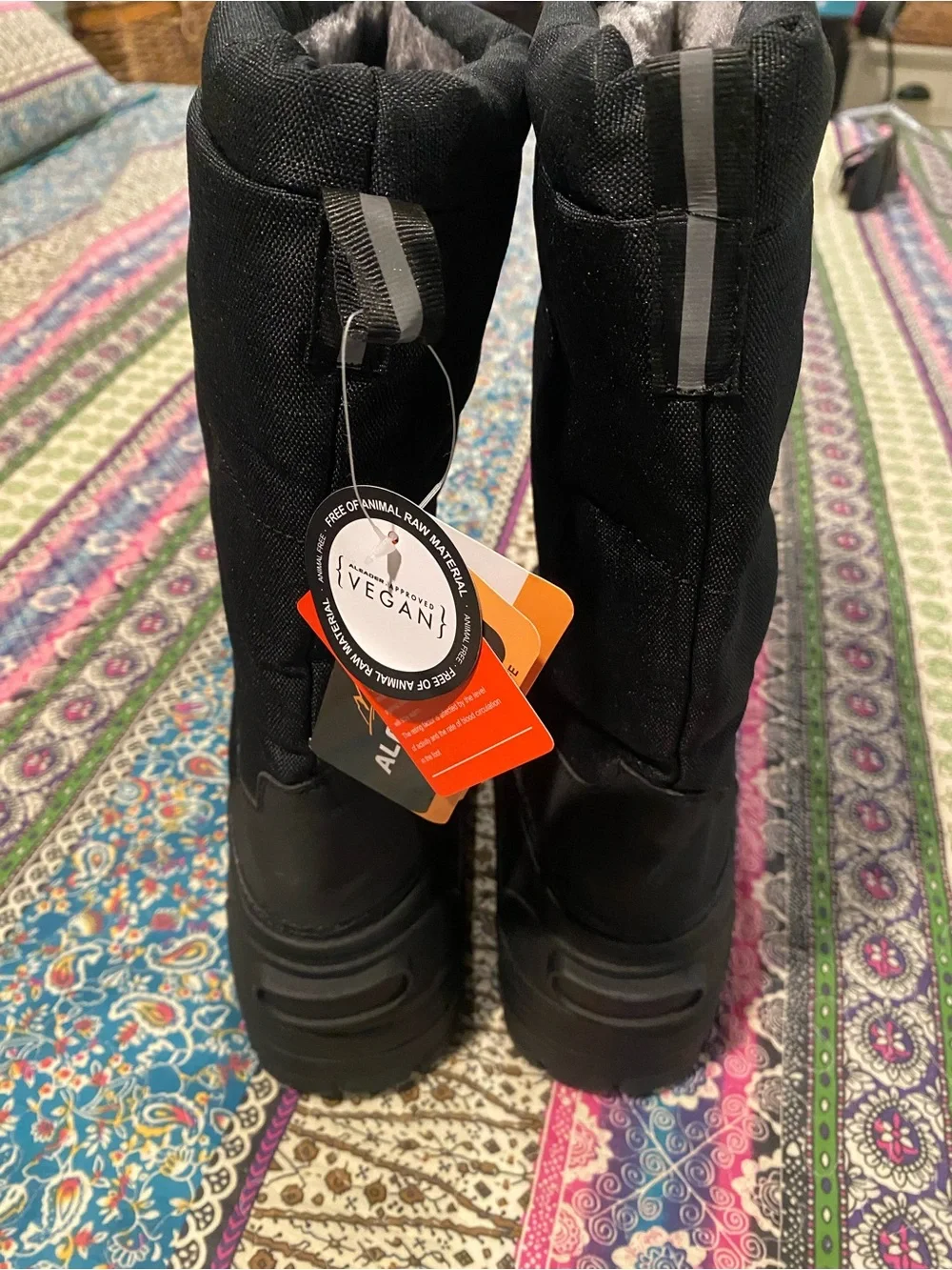 Men's Winter Waterproof Insulated Shell, Comfortable Outdoor Snowboots